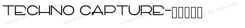TECHNO CAPTURE字体转换